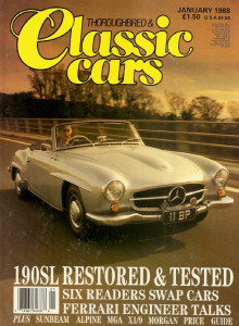 THOROUGHBRED & CLASSIC CARS 1988 JAN - SR LeMANS, X1/9